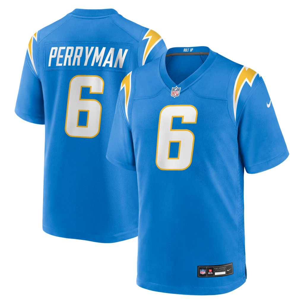 Denzel Perryman Los Angeles Chargers Game Jersey - Powder Blue