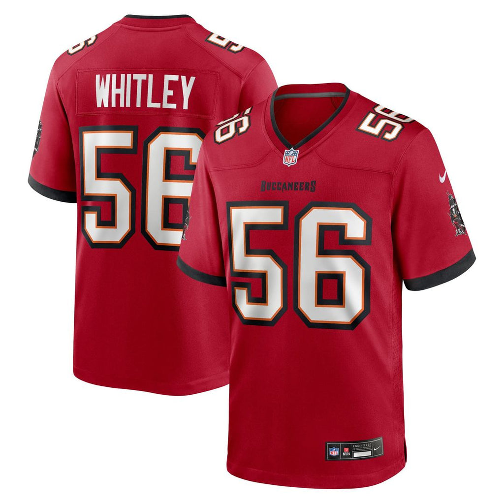 Benton Whitley Tampa Bay Buccaneers Game Jersey - Red