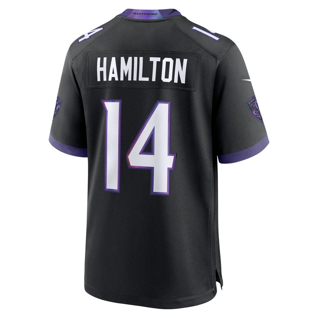 Kyle Hamilton Baltimore Ravens Alternate Game Jersey - Black