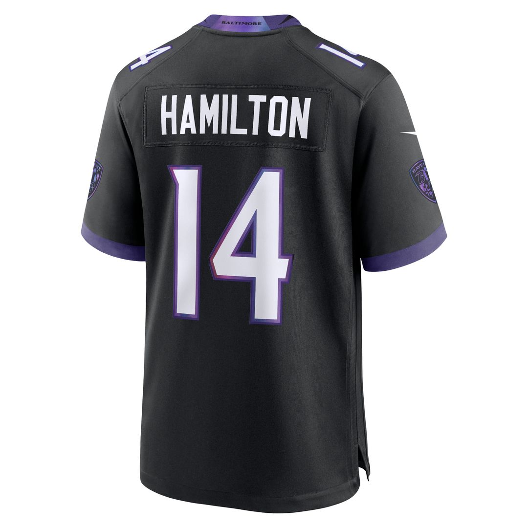 Kyle Hamilton Baltimore Ravens Alternate Game Jersey - Black