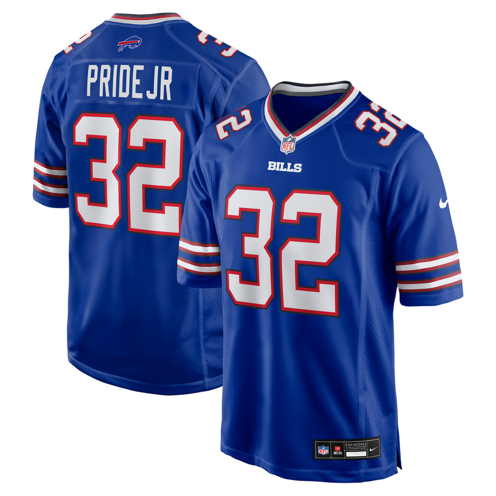 Toriano Pride Jr. Buffalo Bills Game Jersey - Royal Blue