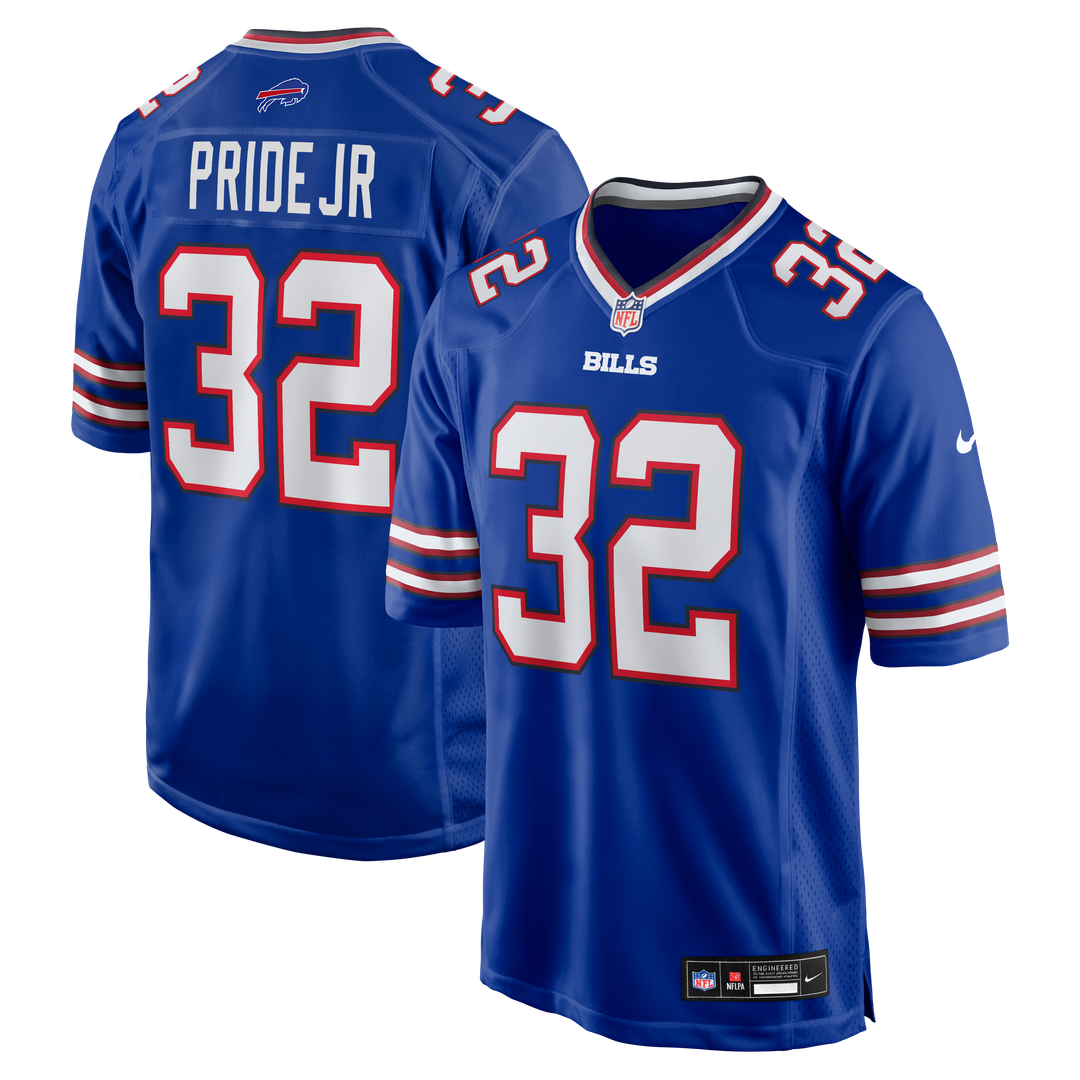 Toriano Pride Jr. Buffalo Bills Game Jersey - Royal Blue