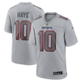 Drake Maye New England Patriots Atmosphere Fashion Game Jersey - Gray