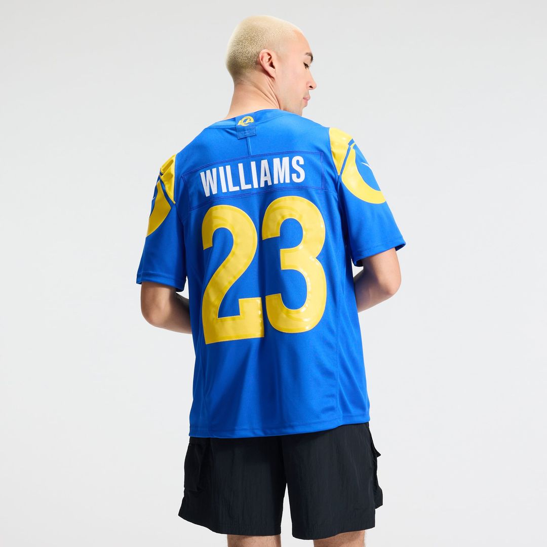 Kyren Williams Los Angeles Rams Vapor F.U.S.E. Stitched Limited Jersey - Royal Blue