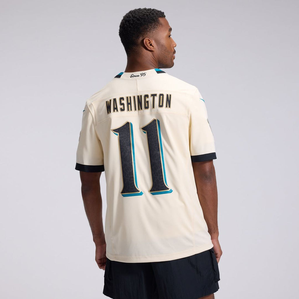 Parker Washington Jacksonville Jaguars 2026 Rivalries Collection Stitched Limited Jersey - Natural