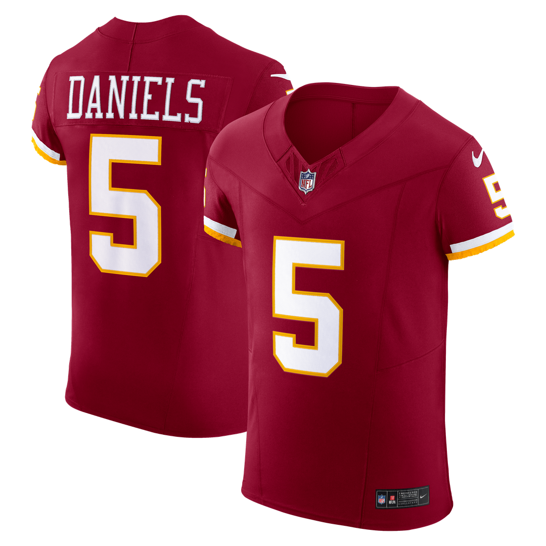 Jayden Daniels Washington Commanders Vapor F.U.S.E. Elite Jersey - Burgundy