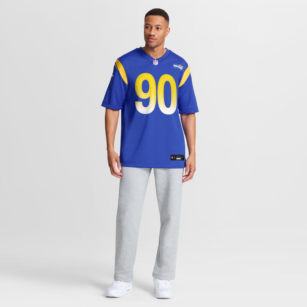Tyler Davis Los Angeles Rams Game Jersey - Royal Blue