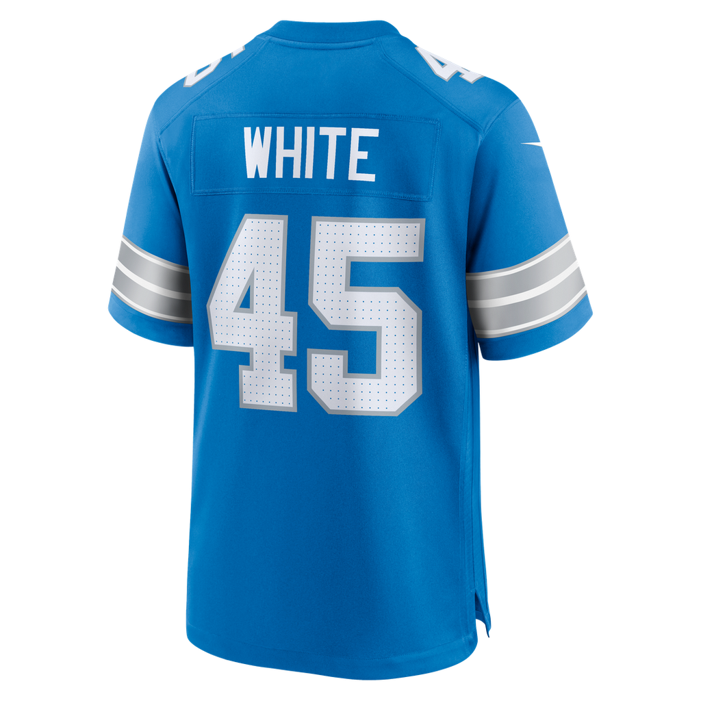 Devin White Detroit Lions Game Jersey - Blue