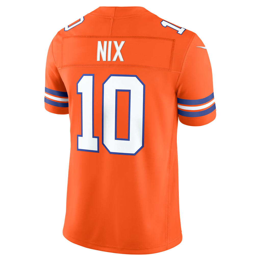 Bo Nix Denver Broncos Vapor F.U.S.E. Stitched Limited Jersey - White