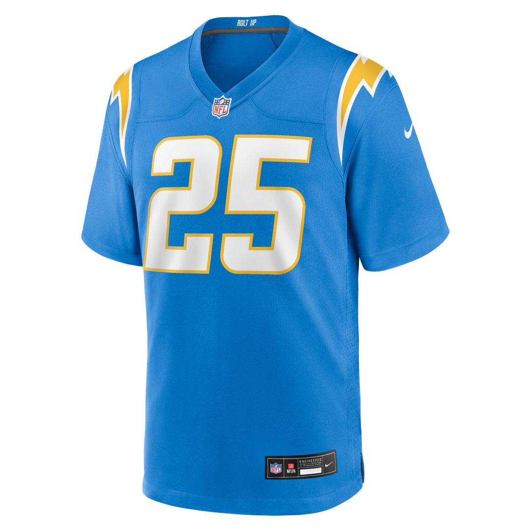 Junior Colson Los Angeles Chargers Game Jersey - Powder Blue