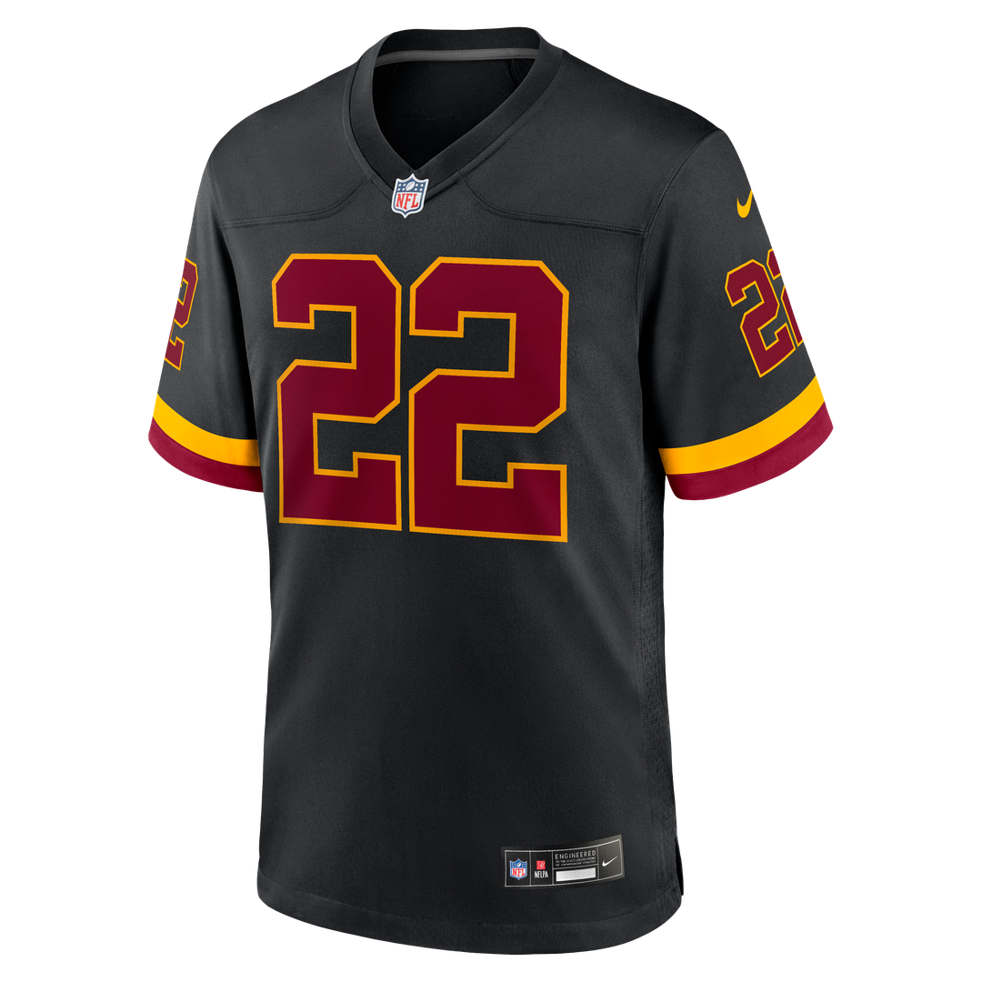 Jacory Croskey-Merritt Washington Commanders Hail Raiser Alternate Game Jersey - Black