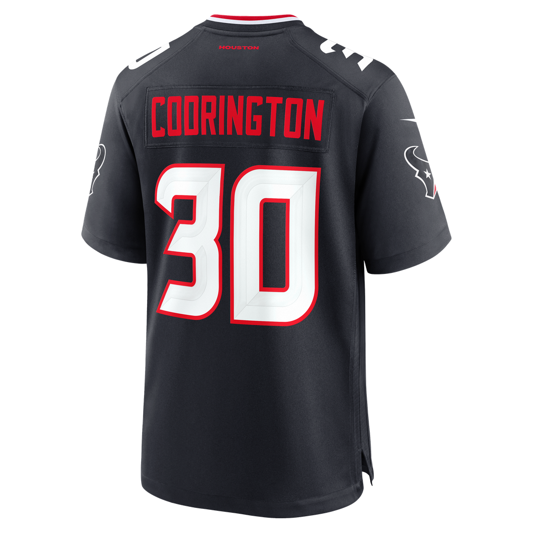 Brandon Codrington Houston Texans Game Jersey - Navy