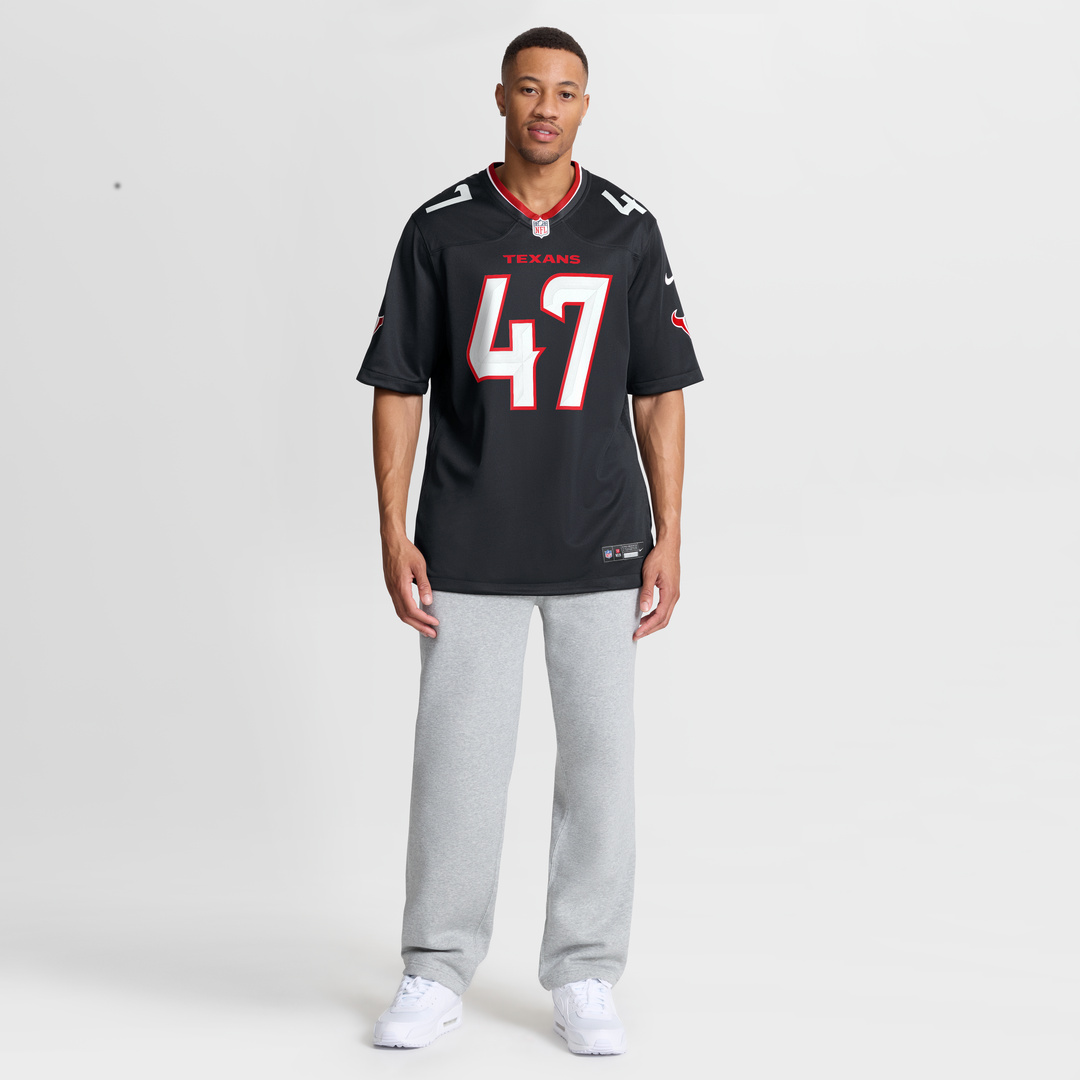 Louis Hansen Houston Texans Game Jersey - Navy