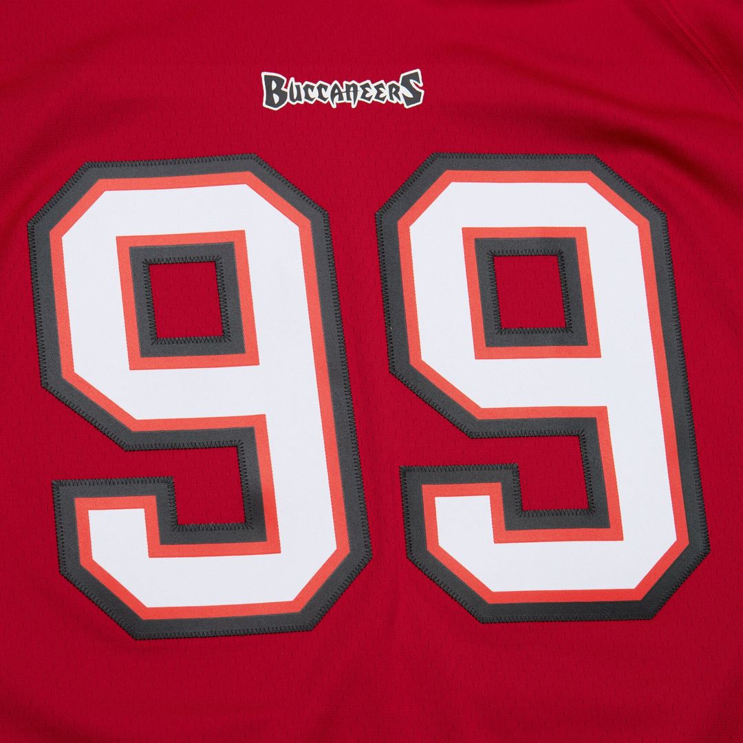 Warren Sapp Tampa Bay Buccaneers 1995 Legacy Replica Jersey - Orange