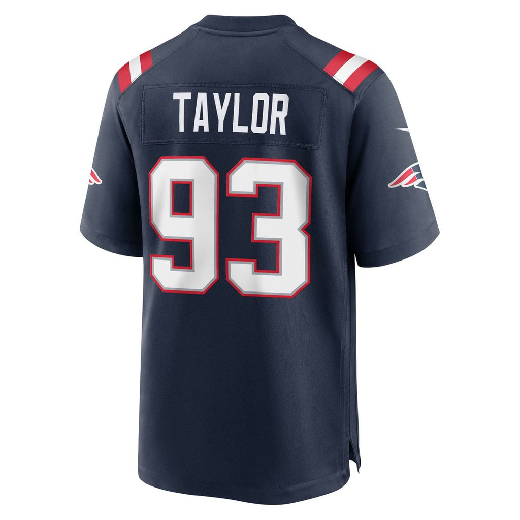 Leonard Taylor New England Patriots Game Jersey - Navy