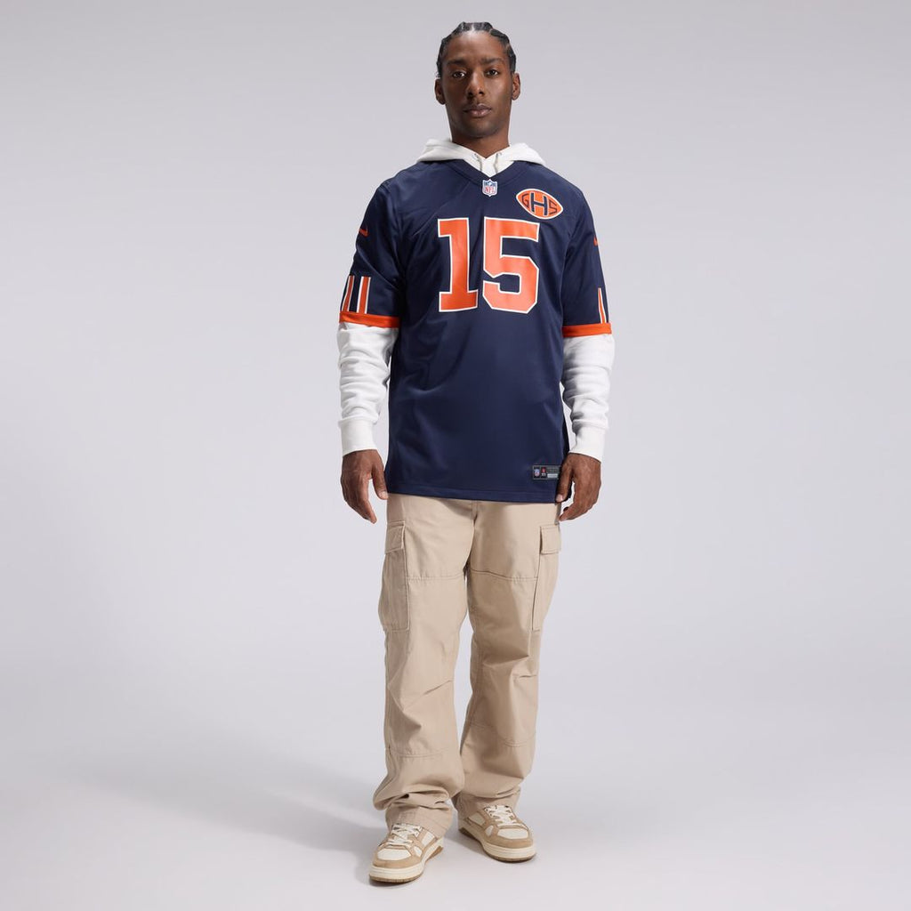 Rome Odunze Chicago Bears 2026 Rivalries Collection Game Jersey - Navy