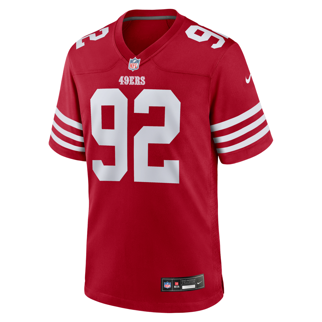 Osa Odighizuwa San Francisco 49ers Game Jersey - Scarlet