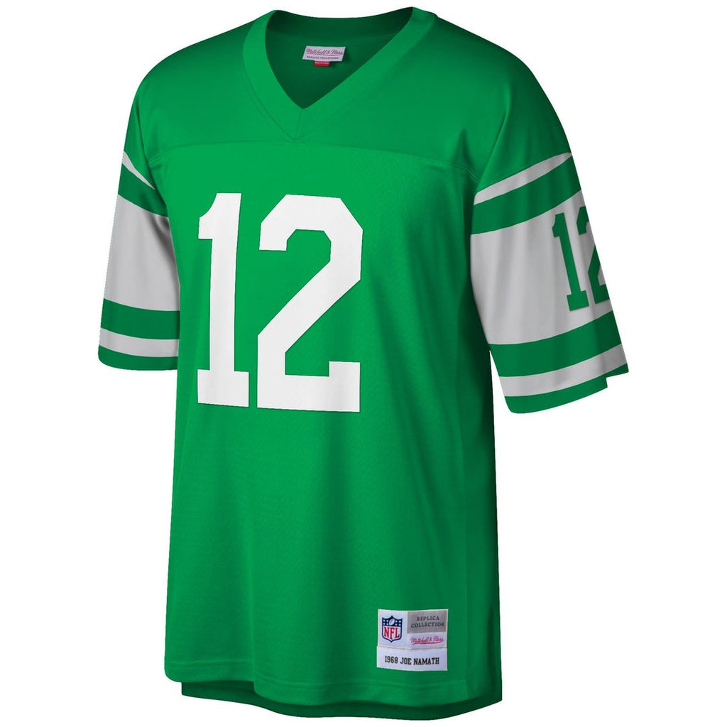 Joe Namath New York Jets Big & Tall 1968 Replica Jersey - Green