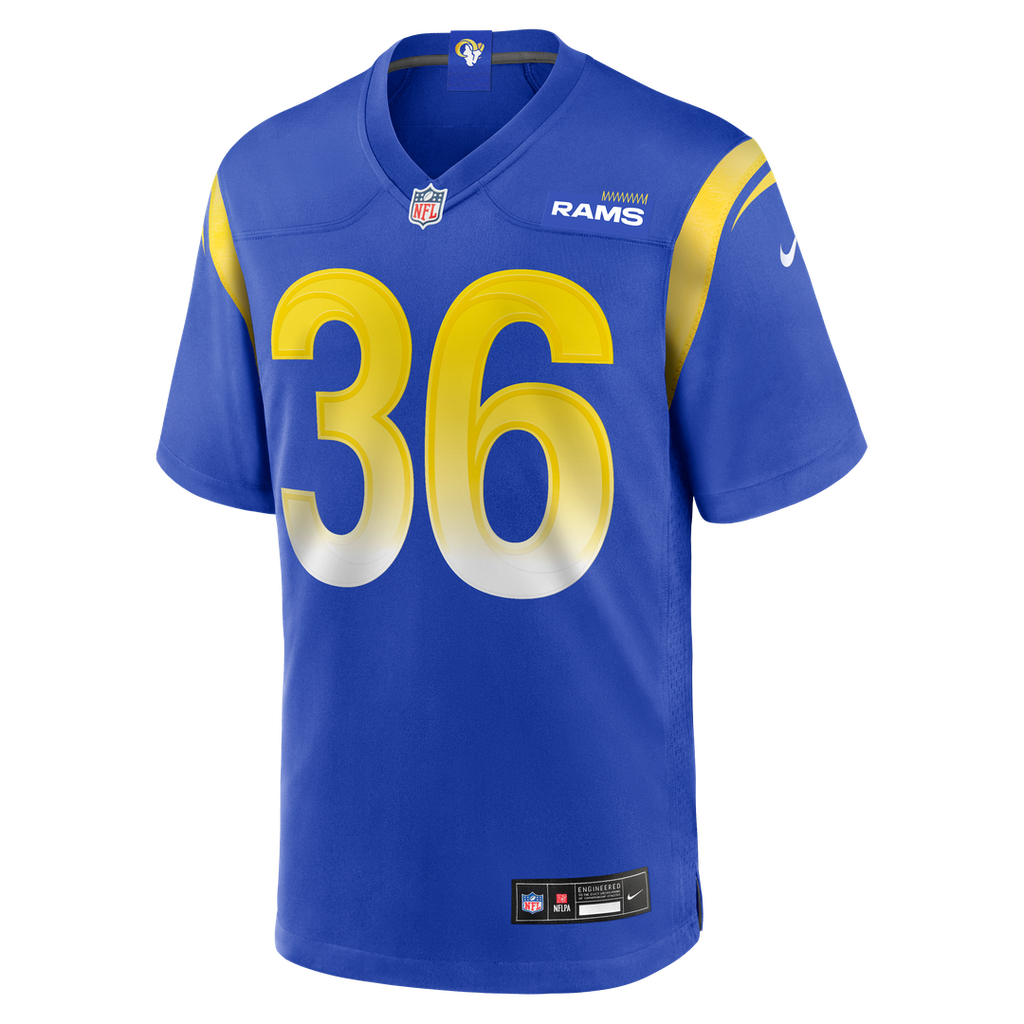 Charles Woods Los Angeles Rams Game Jersey - Royal Blue