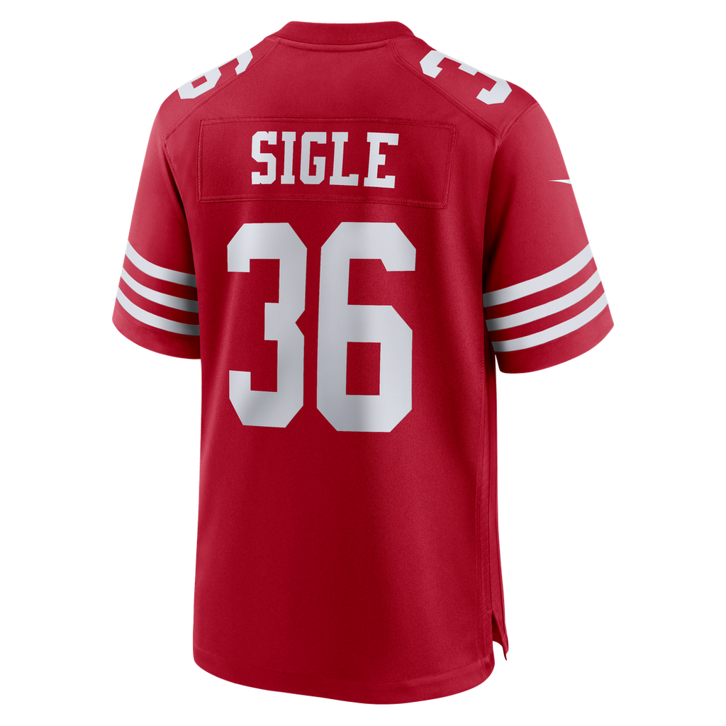 Marques Sigle San Francisco 49ers Game Jersey - Scarlet