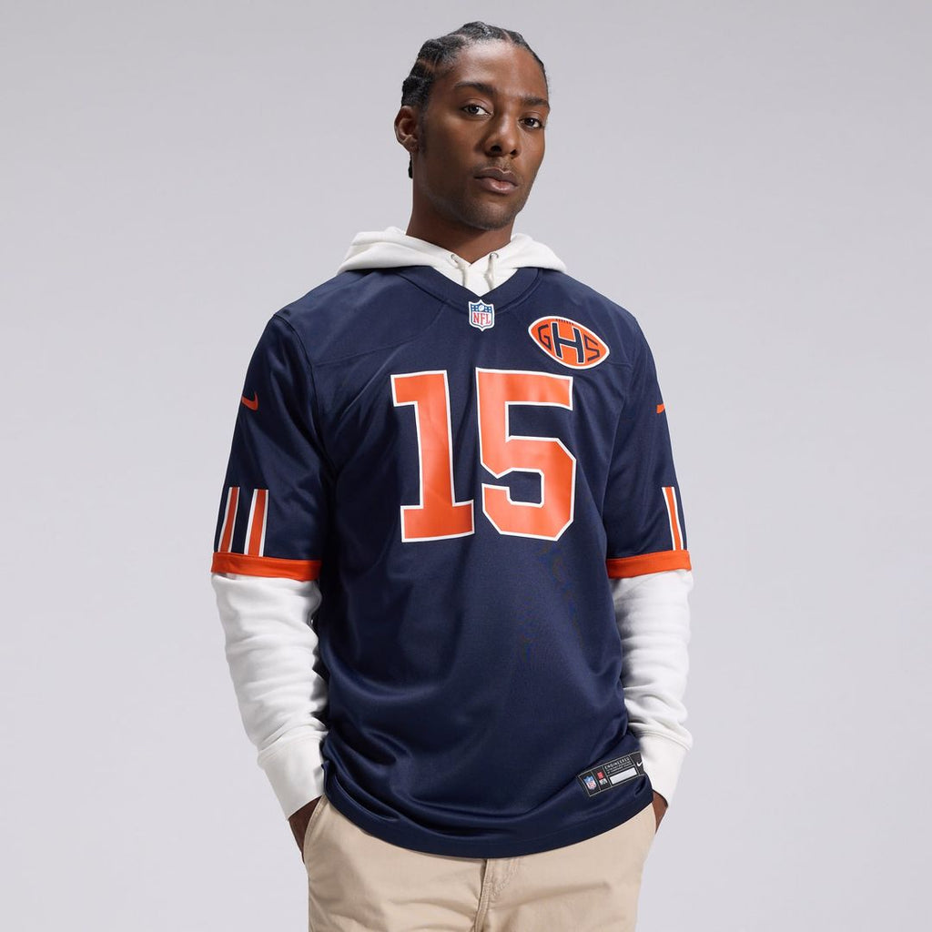 Rome Odunze Chicago Bears 2026 Rivalries Collection Game Jersey - Navy