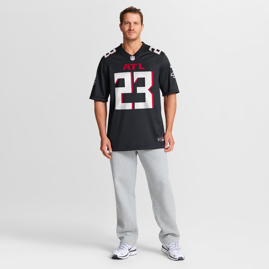 DeMarcco Hellams Atlanta Falcons Game Jersey - Black