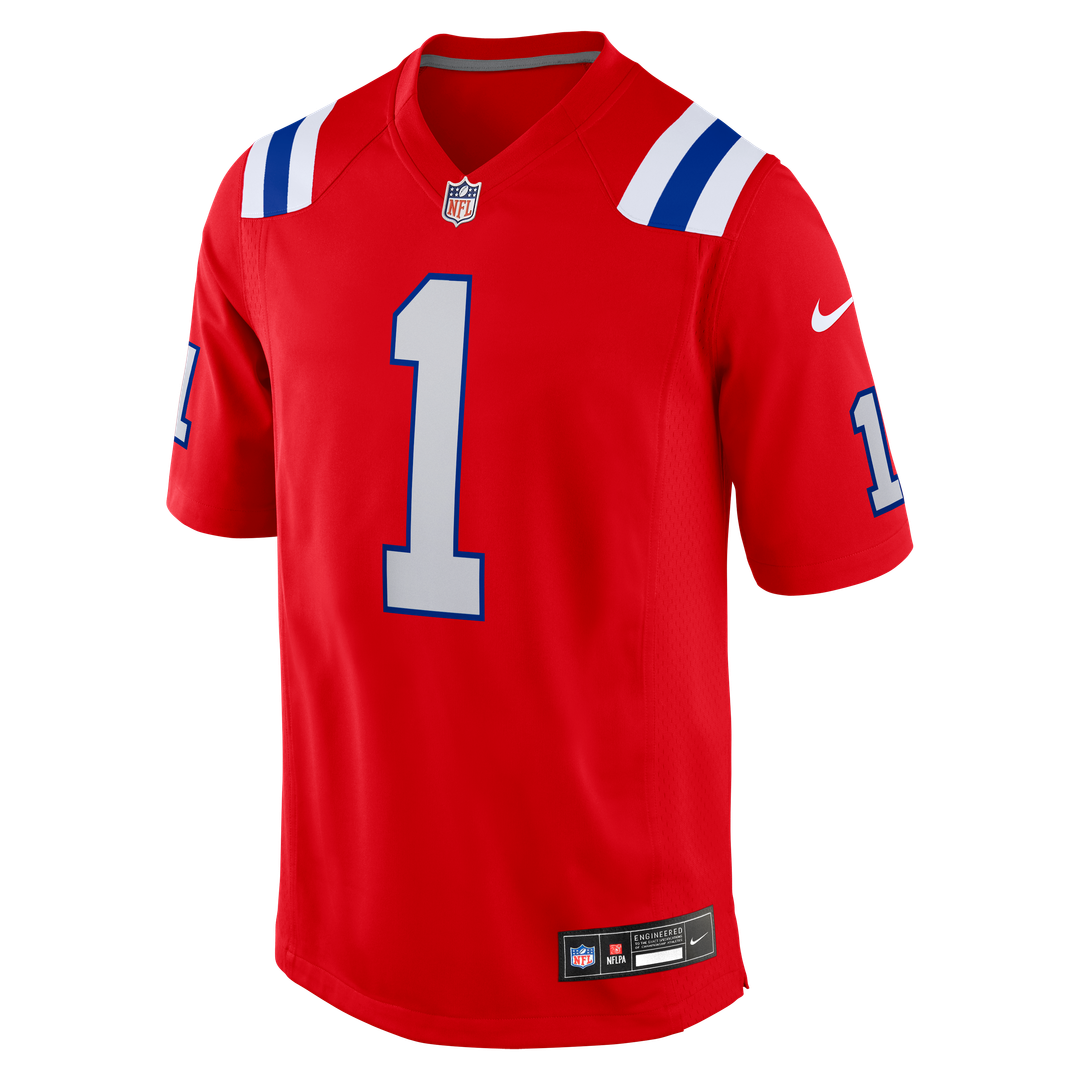 A.J. Brown New England Patriots Game Jersey - Red