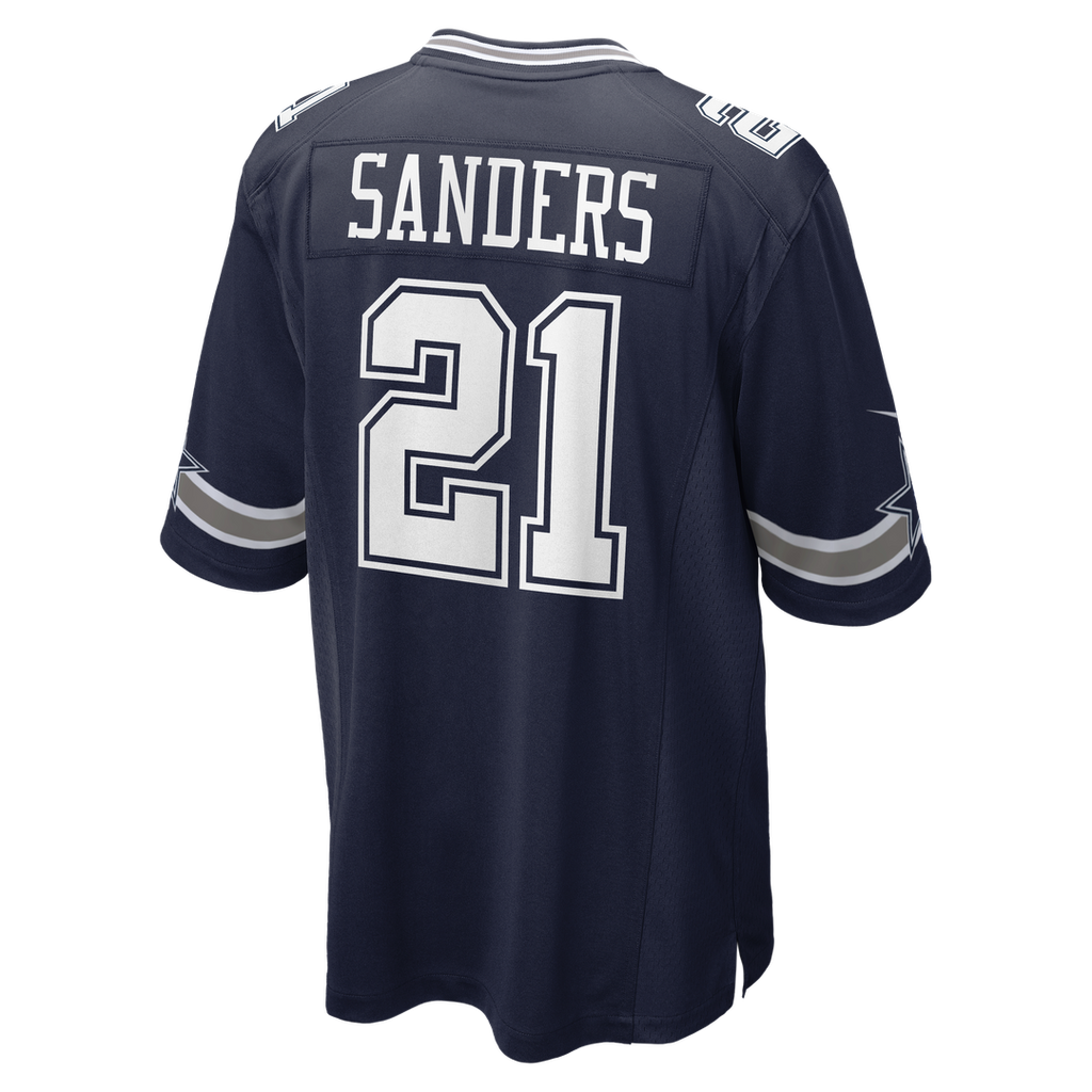 Deion Sanders Dallas Cowboys Game Jersey - Navy