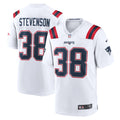 Rhamondre Stevenson New England Patriots Game Jersey - White