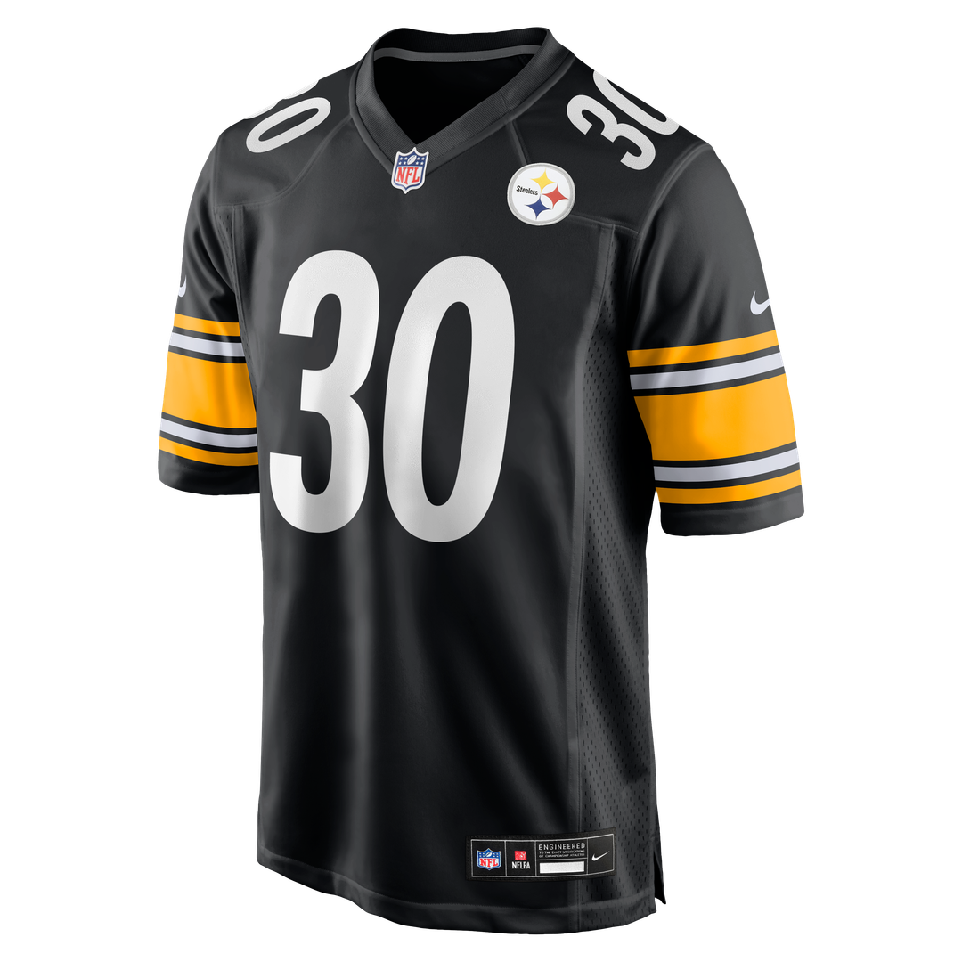 Jaylen Warren Pittsburgh Steelers Game Jersey - Black