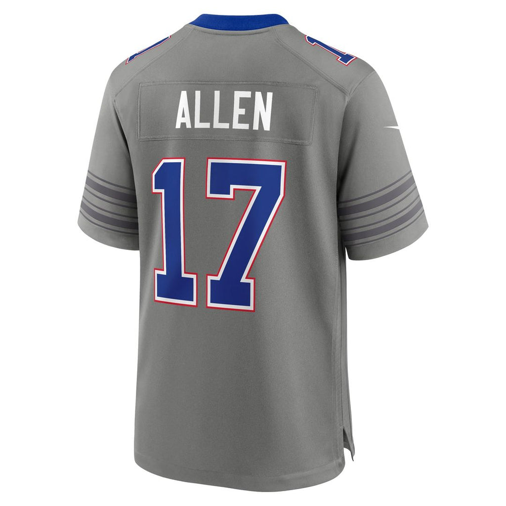 Josh Allen Buffalo Bills Nickel City Game Jersey - Gray
