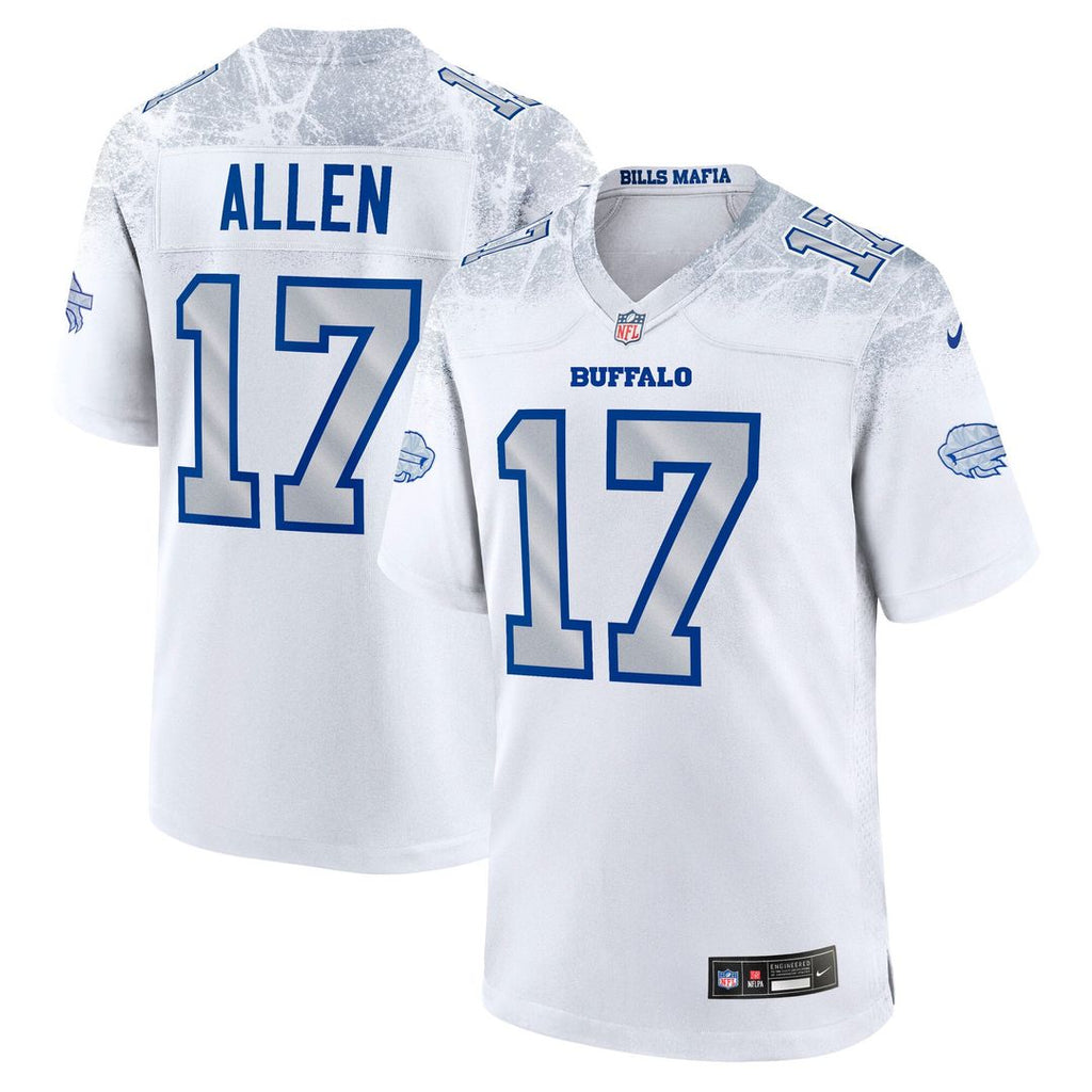 Josh Allen Buffalo Bills Rivalries Collection Game Jersey - White