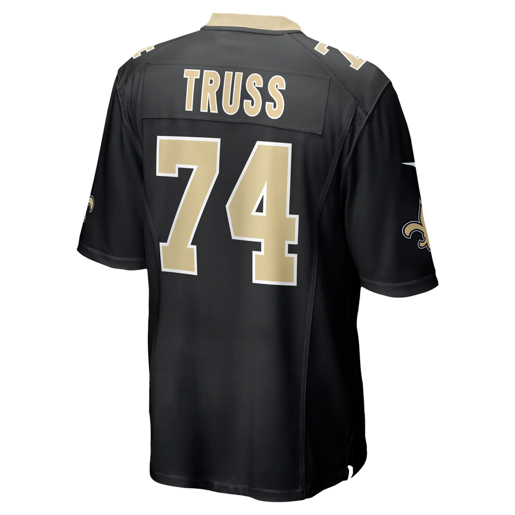 Xavier Truss New Orleans Saints Game Jersey - Black