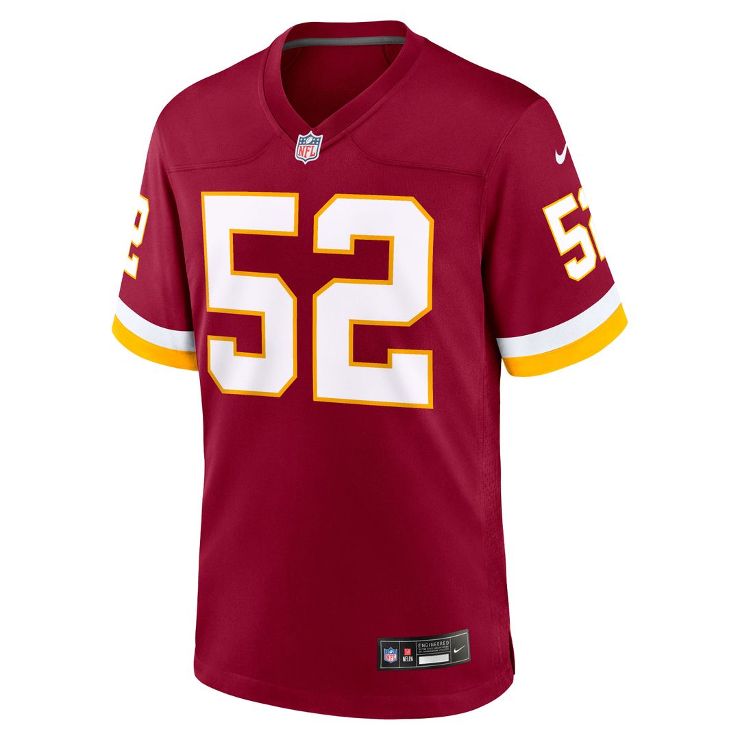 Sonny Styles Washington Commanders Game Jersey - Burgundy