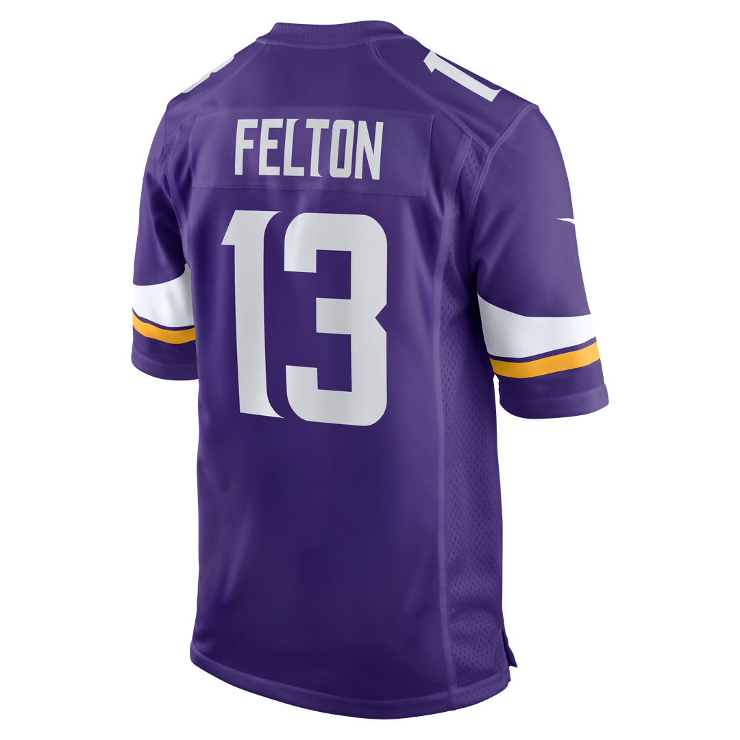 Tai Felton Minnesota Vikings Game Jersey - Purple