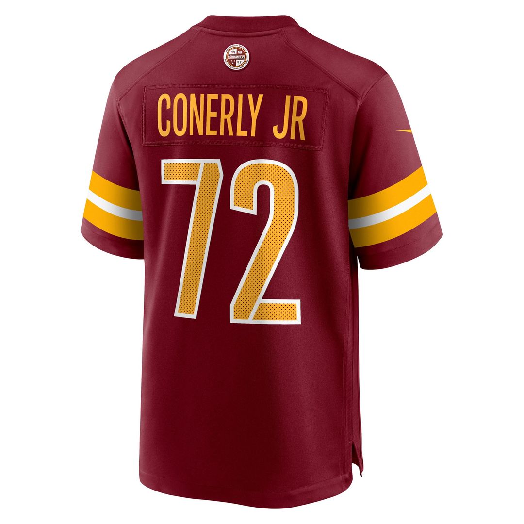 Josh Conerly Jr. Washington Commanders Game Jersey - Burgundy