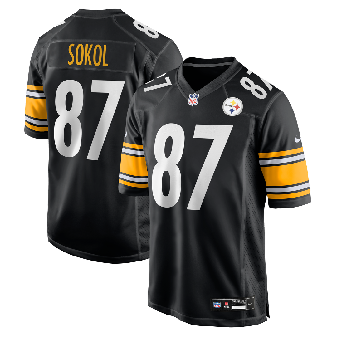 Matt Sokol Pittsburgh Steelers Game Jersey - Black