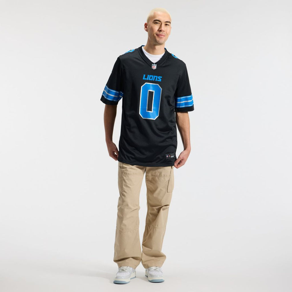Jahmyr Gibbs Detroit Lions 2nd Alternate Game Jersey - Black