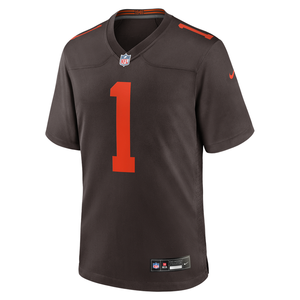 KC Concepcion Jr. Cleveland Browns Alternate Game Jersey - Brown