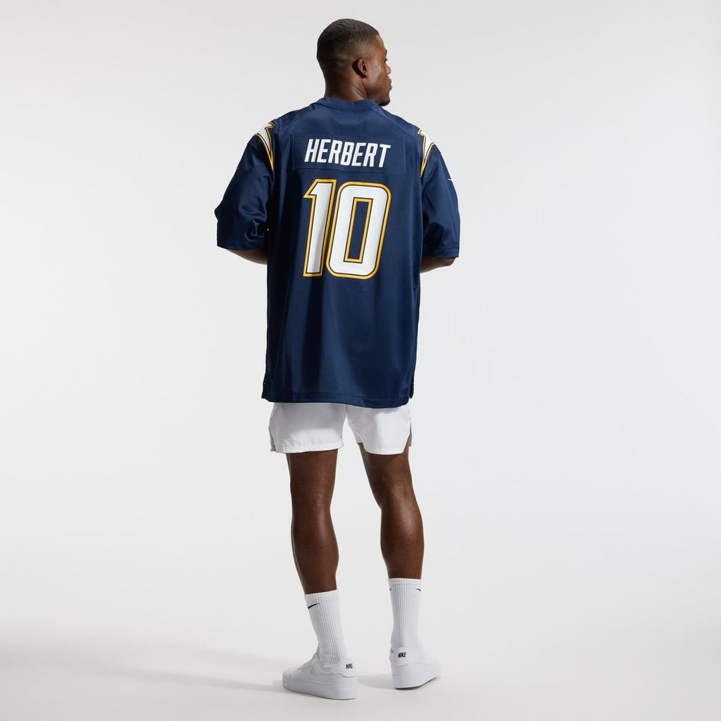 Justin Herbert Los Angeles Chargers Alternate Charger Power Game Jersey - Gold