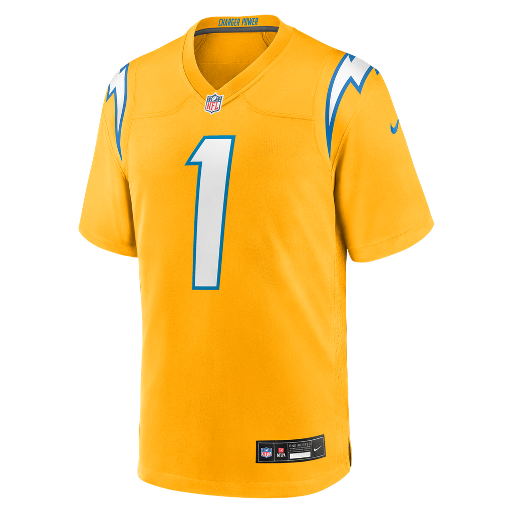 Quentin Johnston Los Angeles Chargers Alternate Super Chargers Game Jersey - Navy