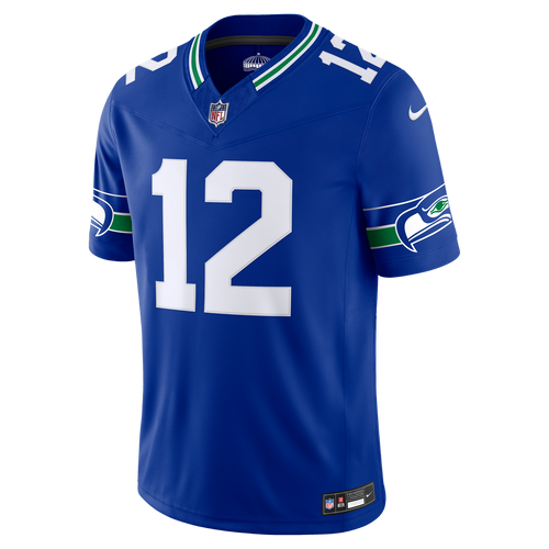 12s Seattle Seahawks Alternate Vapor F.U.S.E. Stitched Limited Jersey - Royal Blue