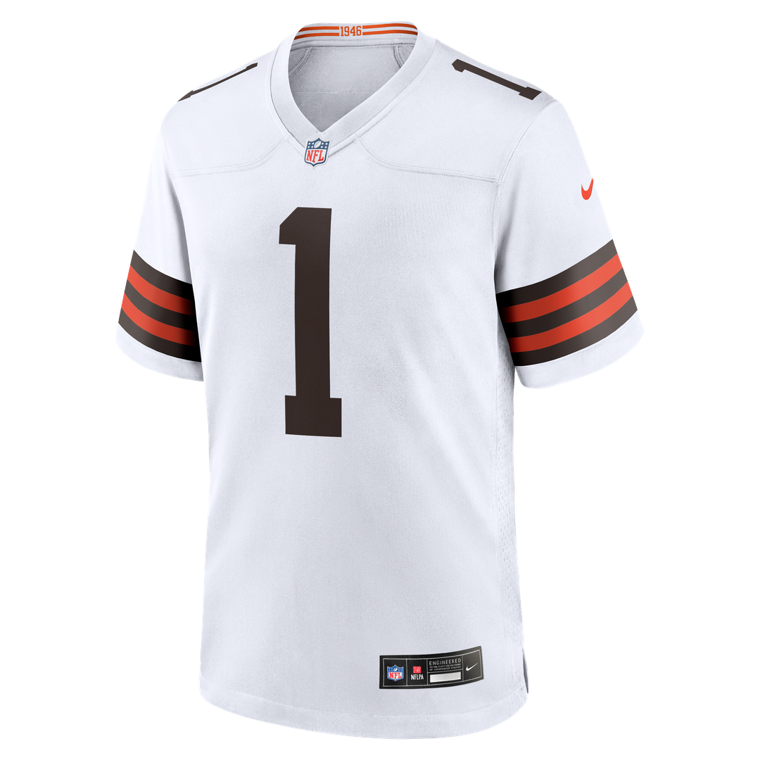 KC Concepcion Jr. Cleveland Browns Game Jersey - White
