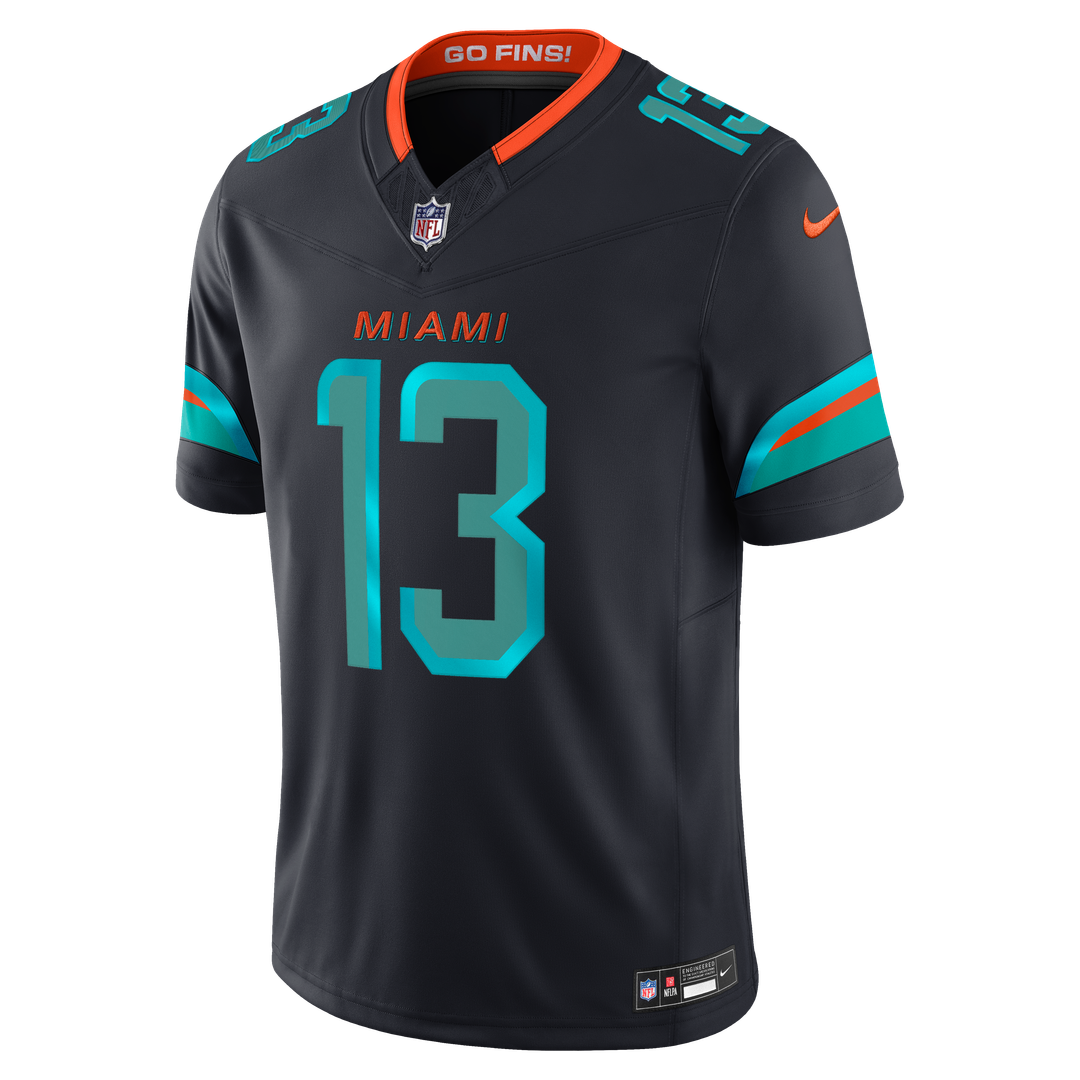 Dan Marino Miami Dolphins Rivalries Collection Stitched Limited Jersey - Navy