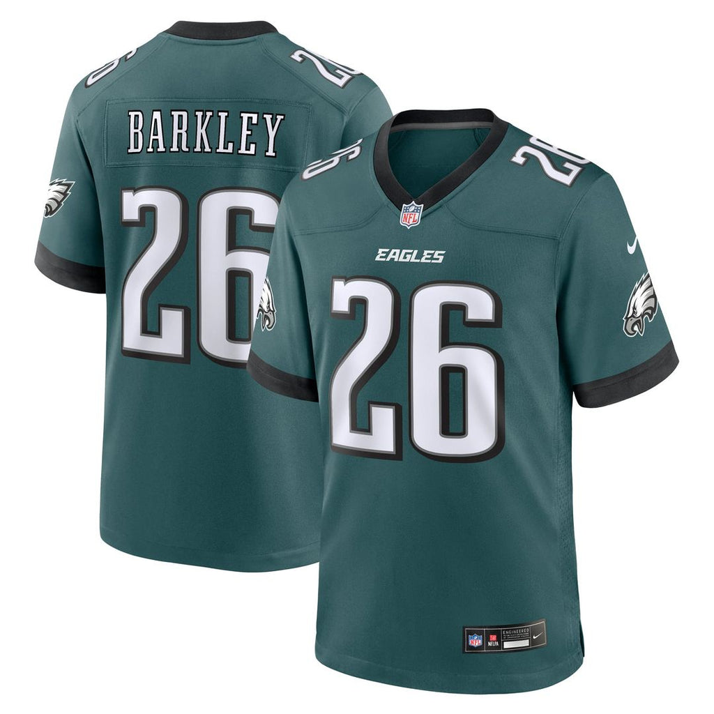 Saquon Barkley Philadelphia Eagles Game Jersey - Midnight Green